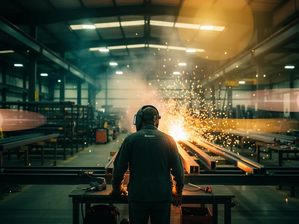 Recruiting video frame from a Sand Springs manufacturing floor by Tulsa Video Productions